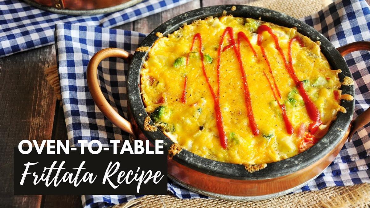 'Video thumbnail for Oven to Table Frittata Recipe'