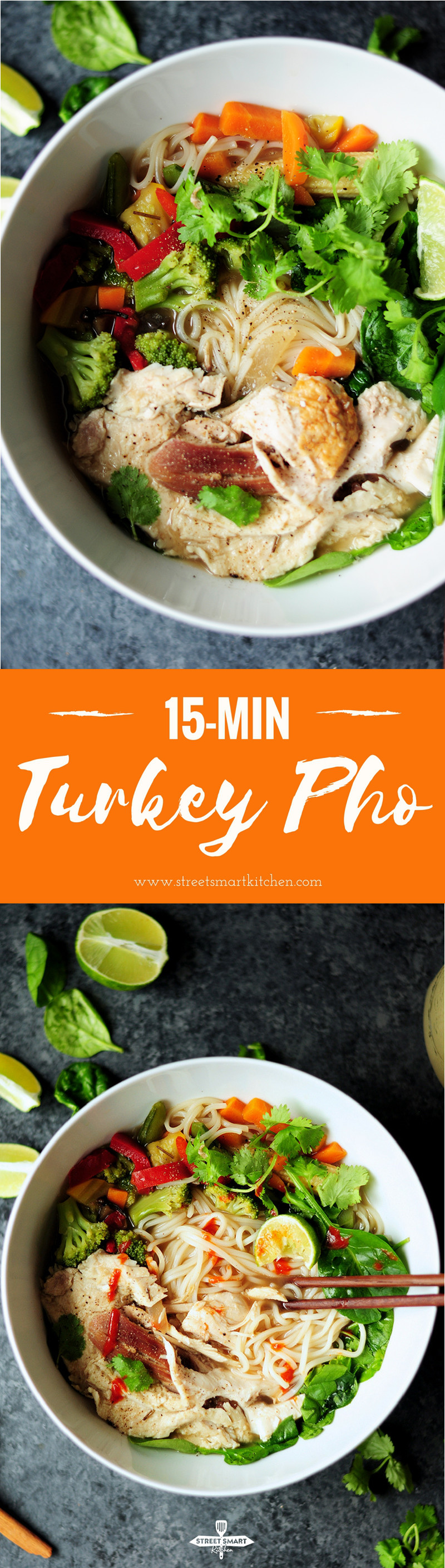 This turkey pho recipe is unbelievably quick to put together and it tastes darn authentic. Next time you have leftover turkey, you know what to do.