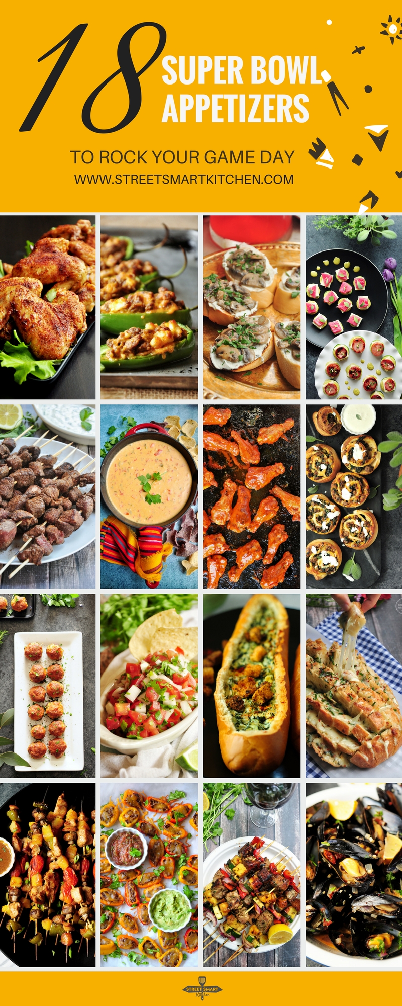 Everyone wants to devour single-bite Super Bowl appetizers while they watch the big game. These awesome recipes will get your guests just as excited about the food as the football.