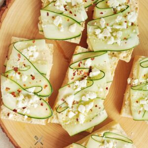 Hummus & Cucumber Toast