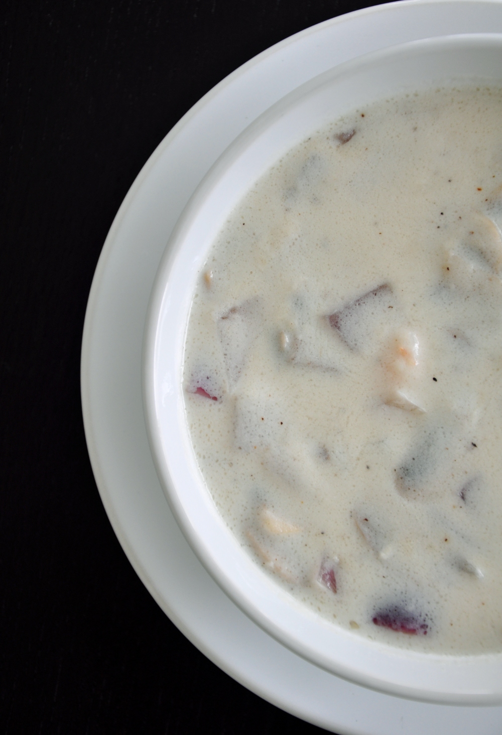 Seafood and Mushroom Chowder