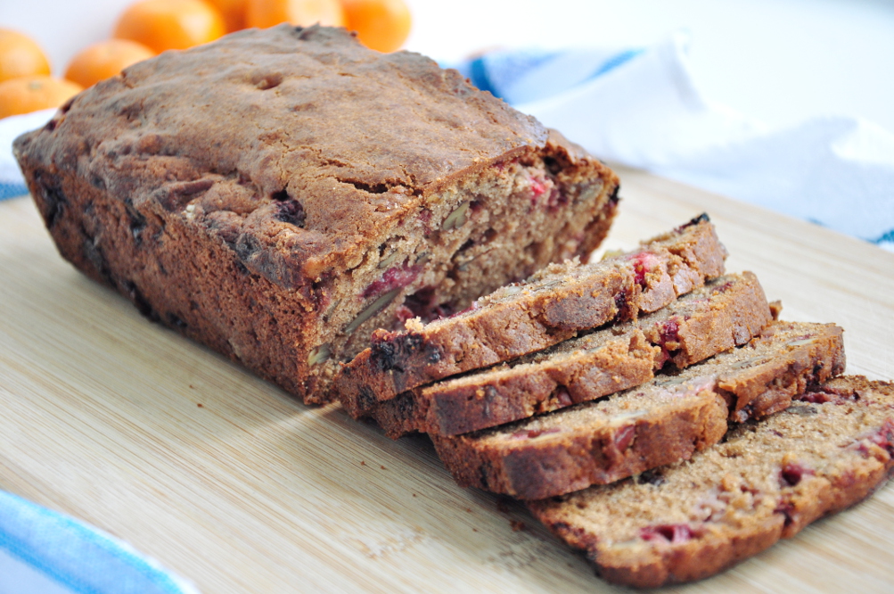 Strawberry Bread (cut)
