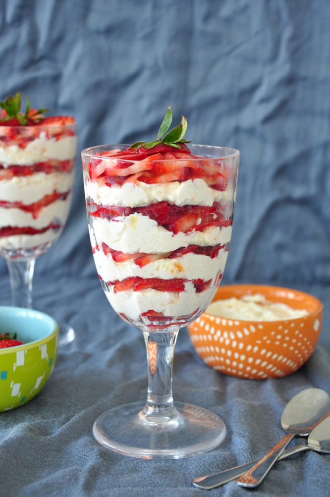 Strawberry Cheesecake Trifle