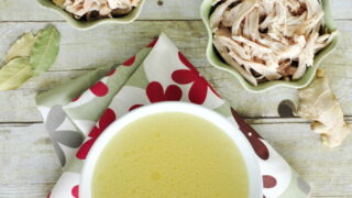A practical tip to make the perfect shredded chicken at home quickly and produce a good amount of flavorful chicken broth along the way!