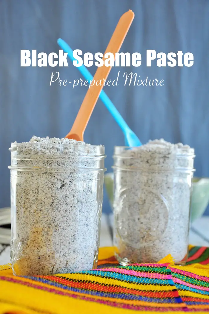 Ever wonder how to make Black Sesame Paste at home? How about making an easy pre-prepared mixture that can be stored up to a few months? Here is the recipe!