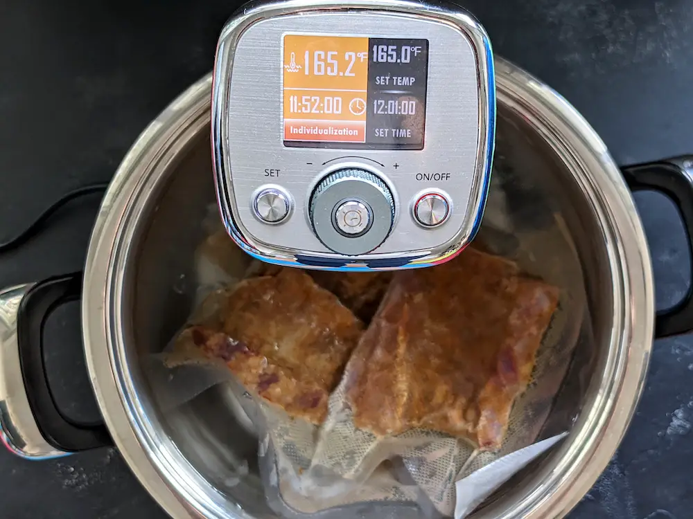 ow to Sous Vide Baby Back Ribs Step 3: Cook sous vide