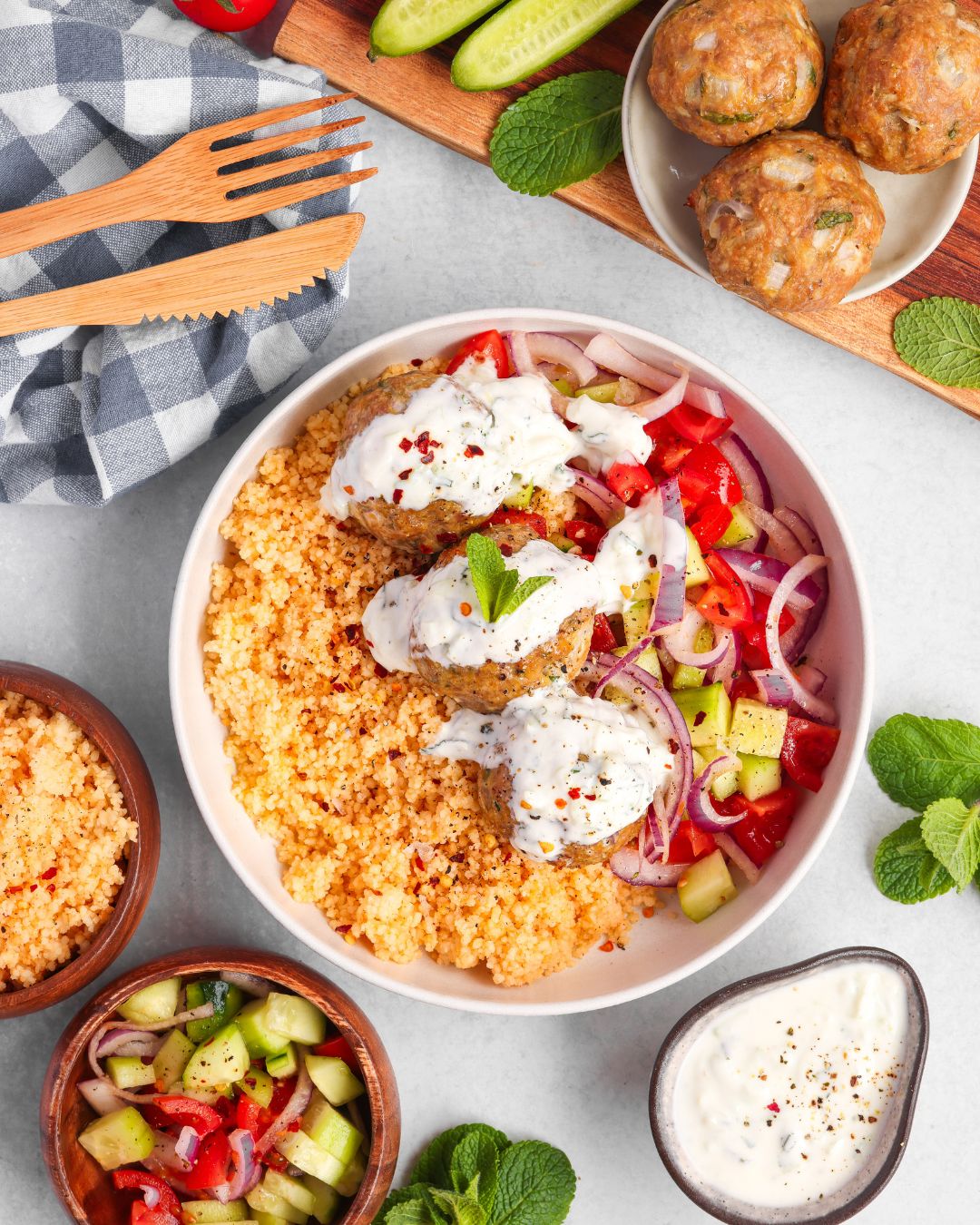 Greek meatballs offer a juicy, flavor-packed dinner! Choose oven-baked for speed or sous vide for perfection, then pair with tangy tzatziki. Easy and healthy!