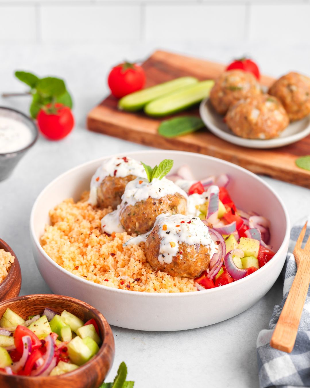 Greek meatballs offer a juicy, flavor-packed dinner! Choose oven-baked for speed or sous vide for perfection, then pair with tangy tzatziki. Easy and healthy!