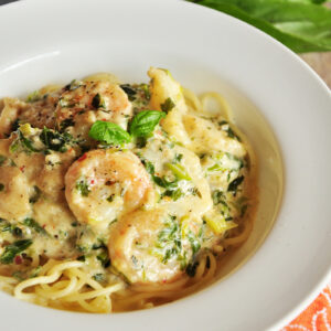 Try this seafood pasta recipe with a Cajun twist. It turns a classic creamy pasta dish into something new with a zesty blend of spices.