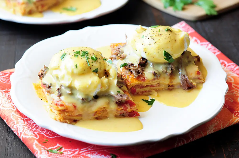 Chilaquiles Eggs Benedict Recipe