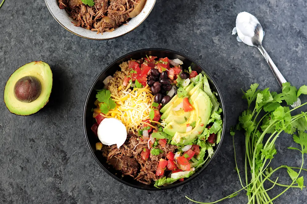 Chipotle Burrito Bowl With Beef Barbacoa And Quinoa StreetSmart Kitchen
