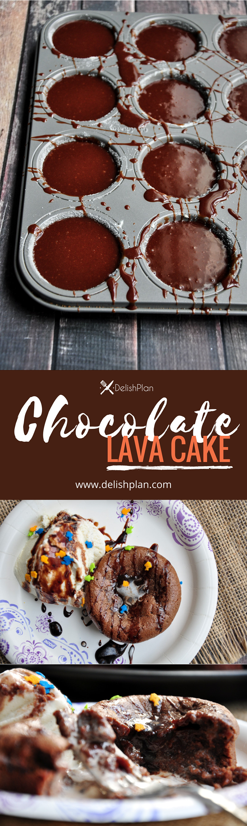 Gooey inside and firm outside, this chocolate lava cake only requires 5 ingredients and 30 minutes. It's incredibly good!
