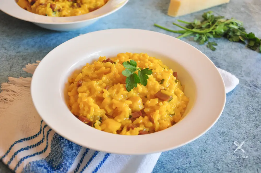 Bay Scallop Risotto with Prosciutto