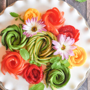 How to Make Food Flowers