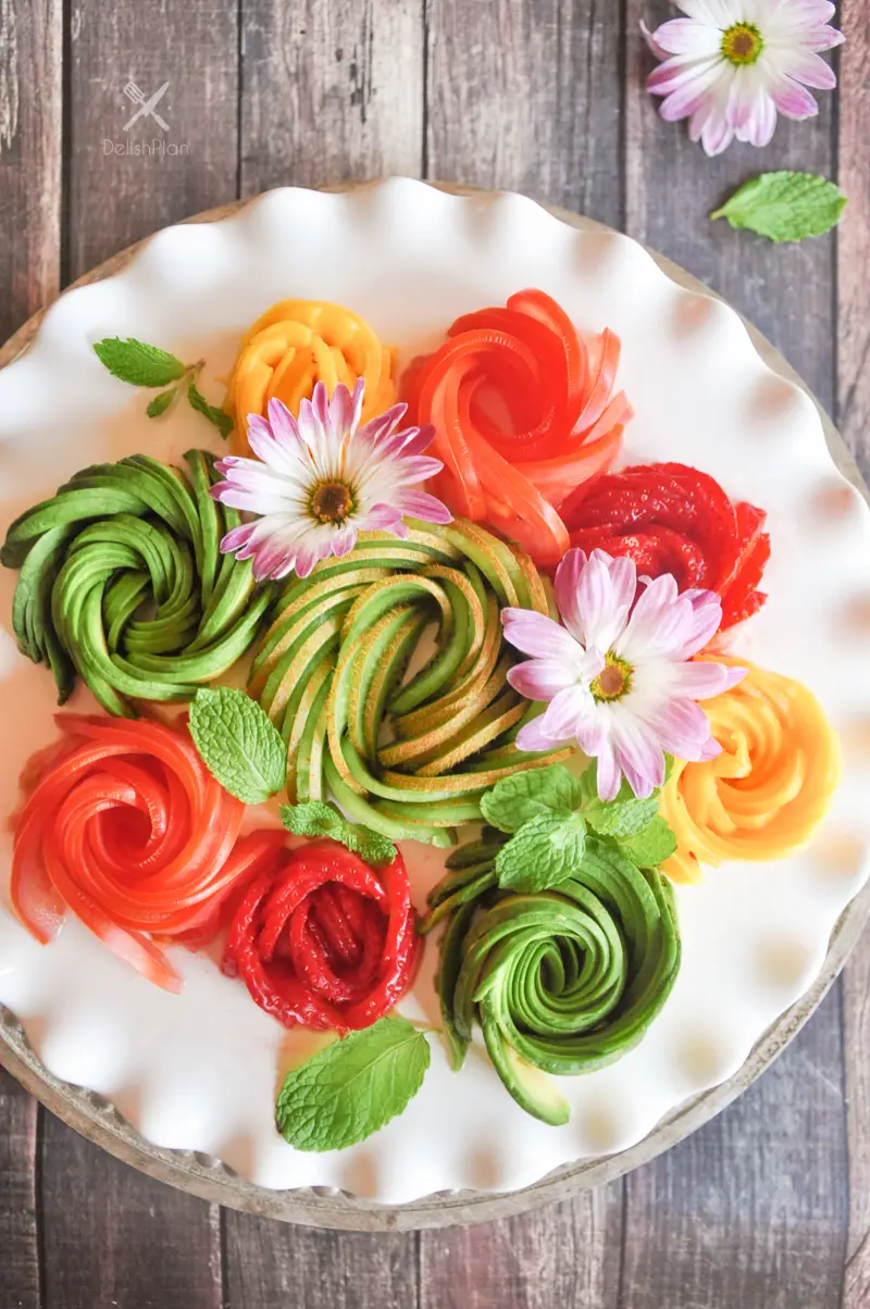 How to Make Food Flowers