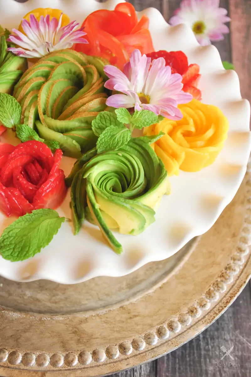 How to Make Food Flowers