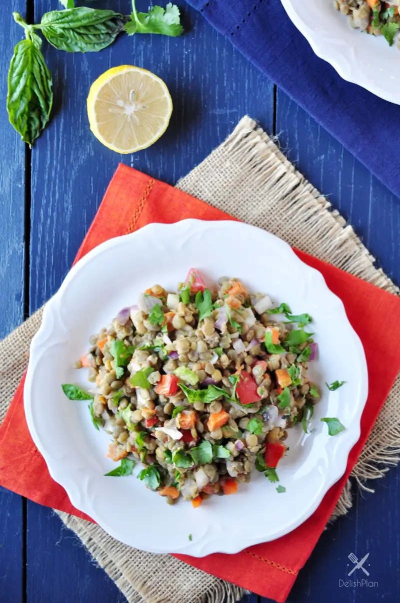 Mediterranean Lentil Salad