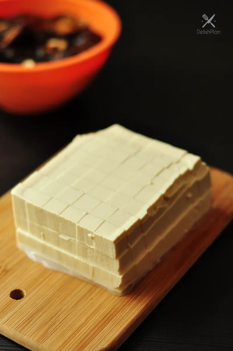 Vegan Mapo Tofu - soft tofu