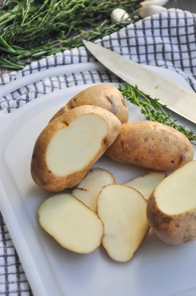 Garlic Herb Hasselback Potatoes