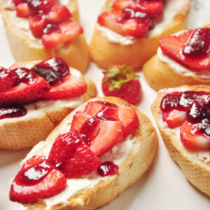 Double Strawberry Toast