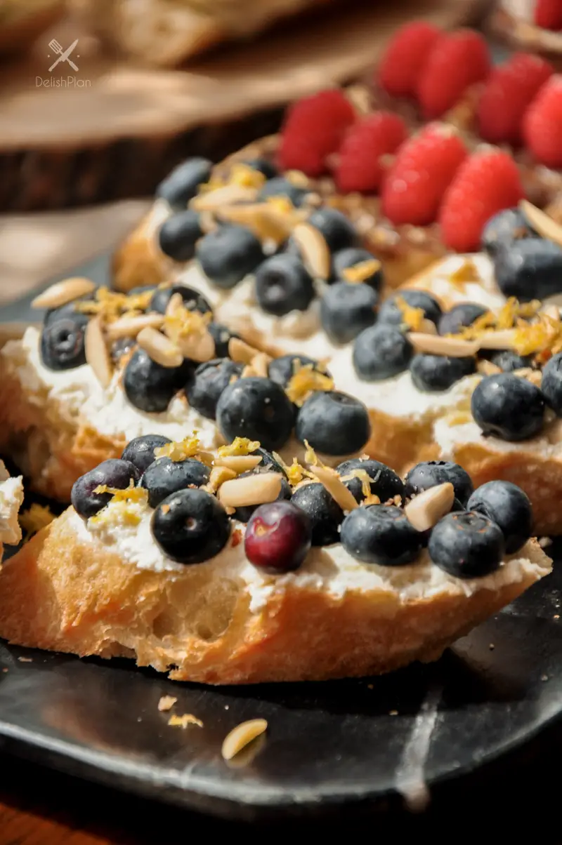 Blueberry Ricotta Toast