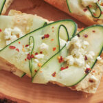 Hummus & Cucumber Toast