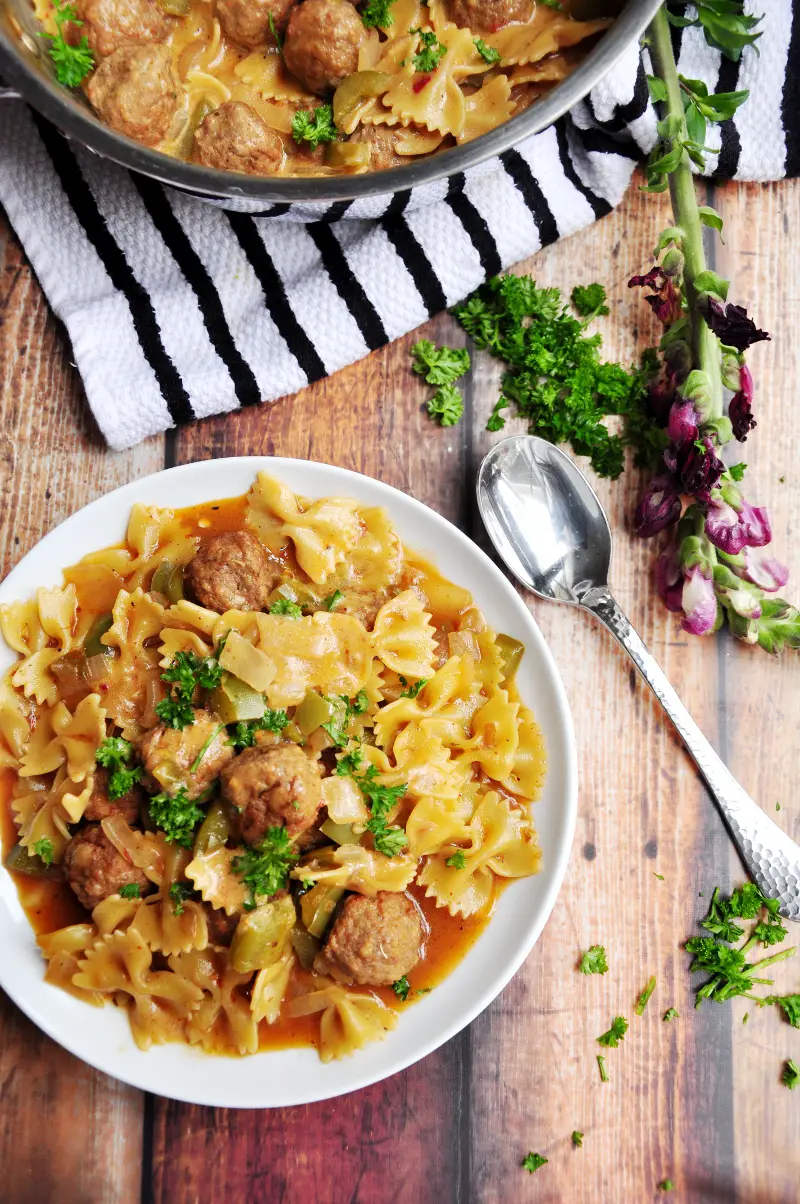 Skillet Meatball Goulash