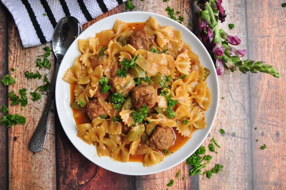 Skillet Meatball Goulash