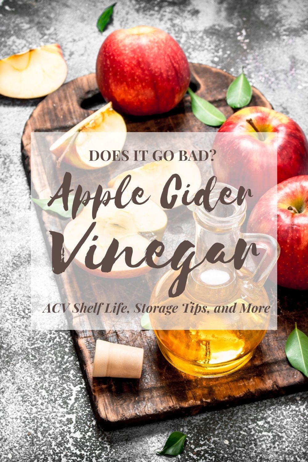 Does apple cider vinegar go bad?