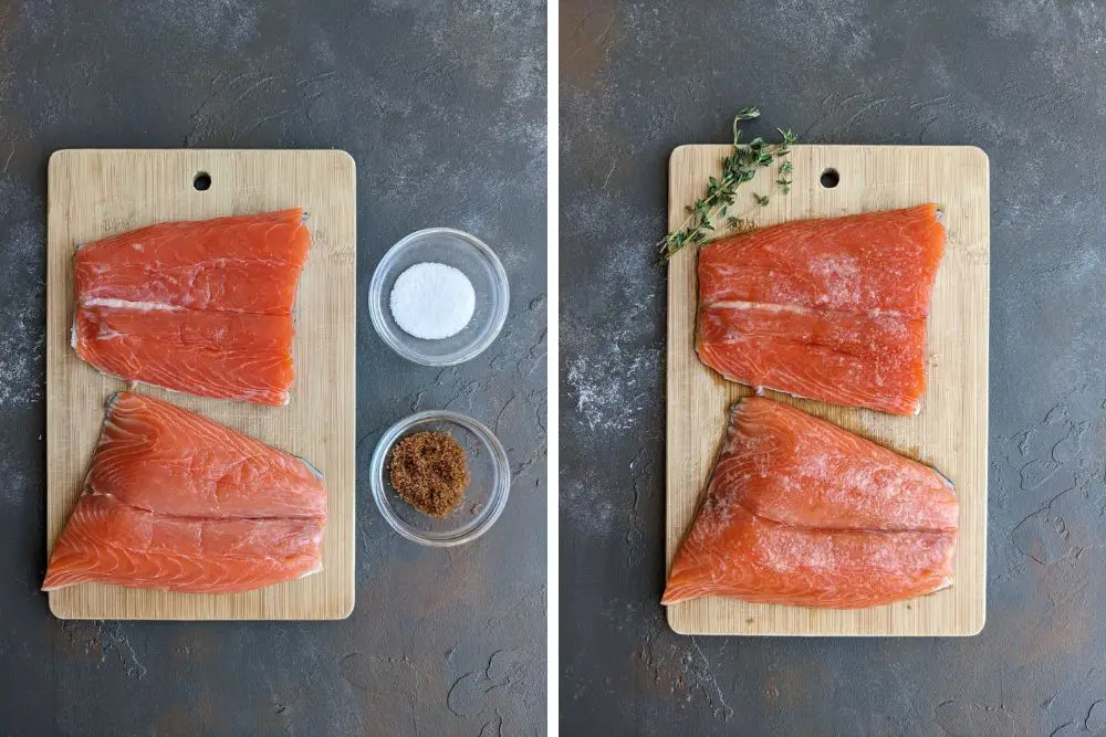 Sous Vide Salmon - Dry Brine