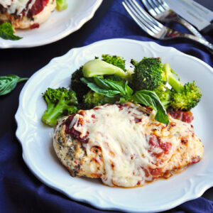 Craving comfort food? This baked chicken parmesan recipe is a quicker, healthier, and equally tasty version of the traditional dish you know and love. 