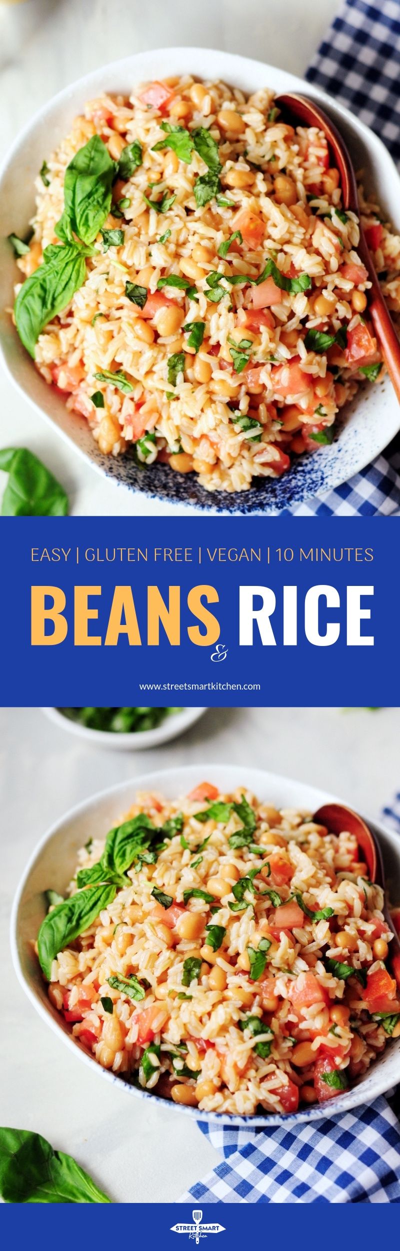 Use your leftover rice to make this light and refreshing beans and rice side dish. It's protein-packed, gluten-free, and ready in ten minutes.