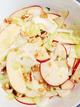 Fennel Apple Salad with Honey Vinaigrette