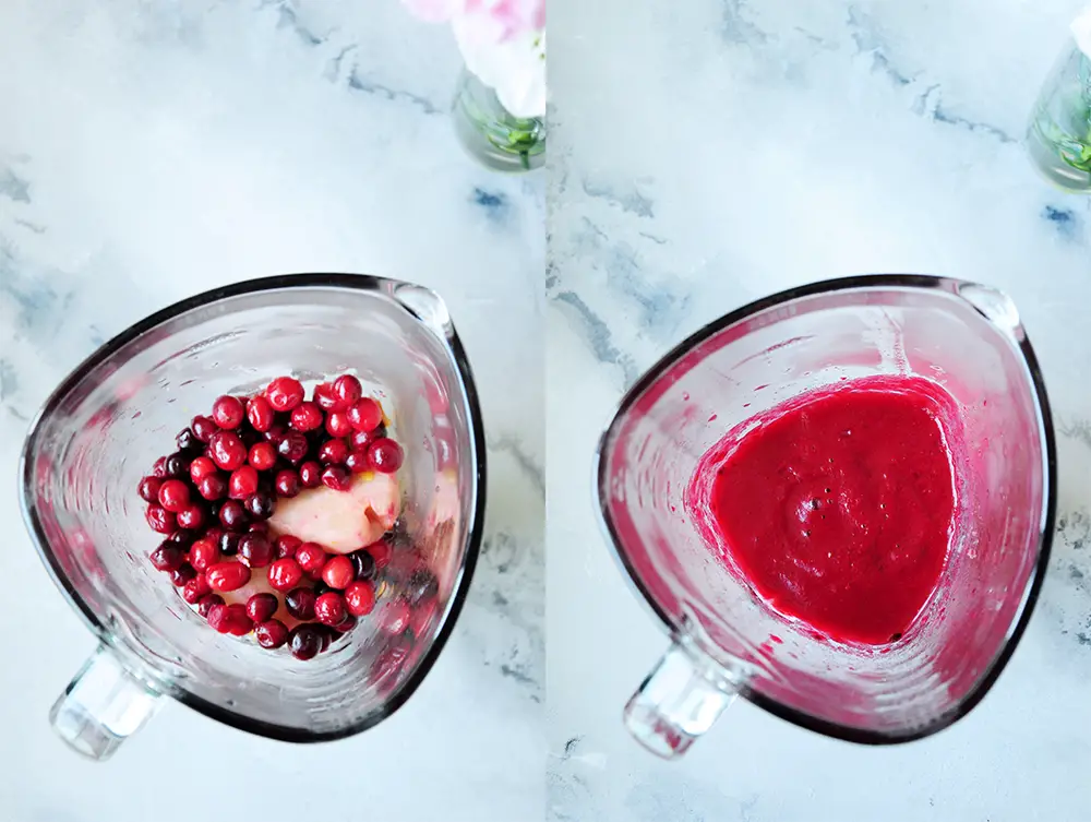 This fresh pear and cranberry mocktail is healthy, full of flavor, and lower in sugar than most fruity drinks. Perfect for the holidays or girls’ nights in.