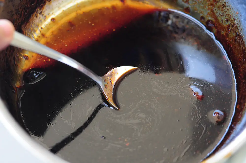 Glaze for red-braised sous vide pork belly