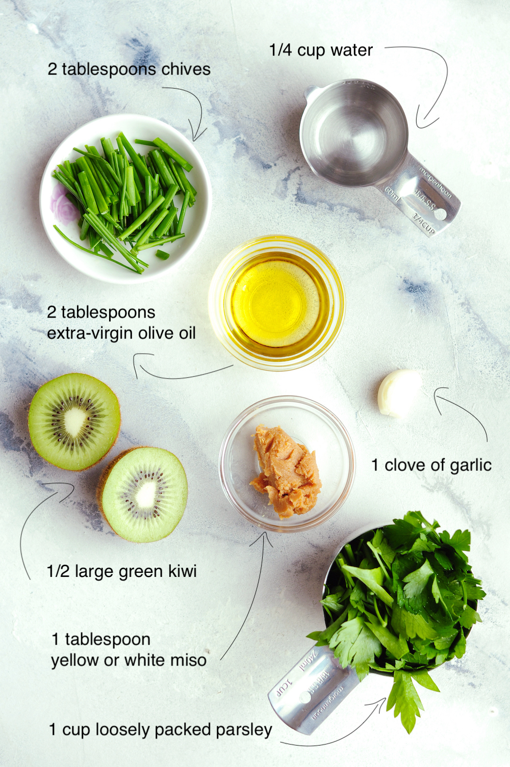 Green goddess miso sauce ingredient list