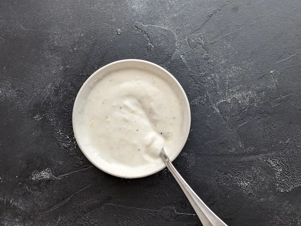 Homemade Yogurt Sauce with Sous Vide Yogurt