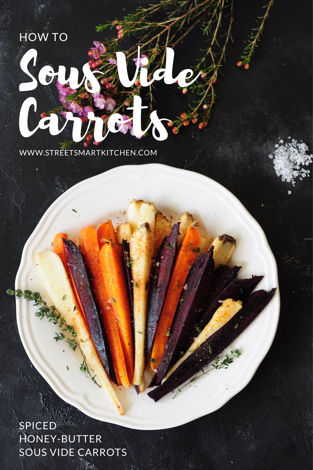 A step-by-step guide to sous vide carrots along with a spiced honey-butter carrot recipe that changes your carrot game forever!
