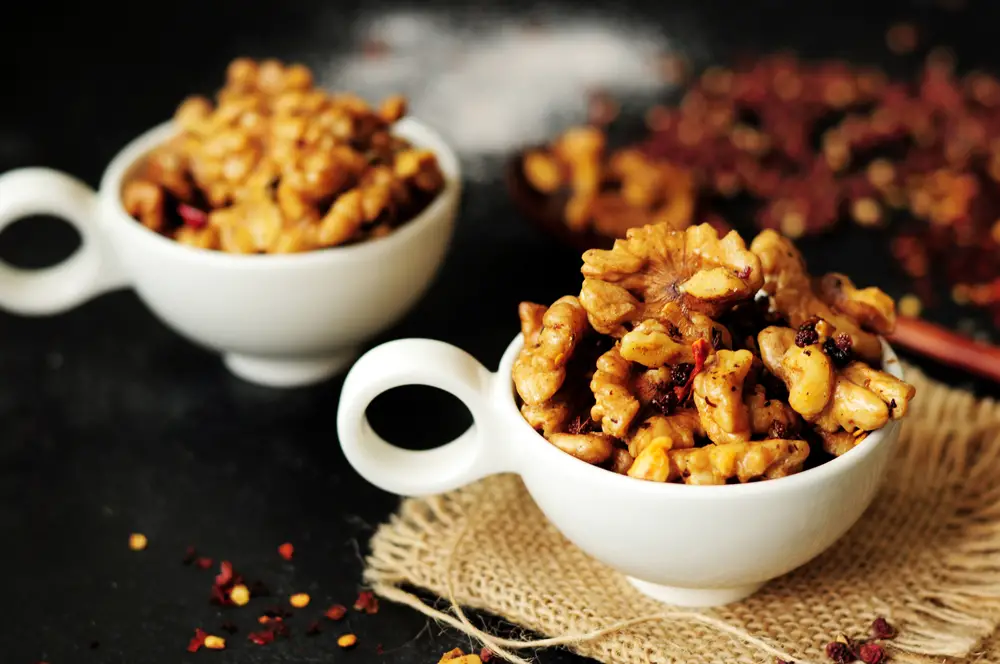 Szechuan-Style Toasted Walnuts