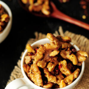 Two easy methods to show you how to toast walnuts, or any nuts, plus a recipe for a spicy and delicious Szechuan-style toasted walnuts.