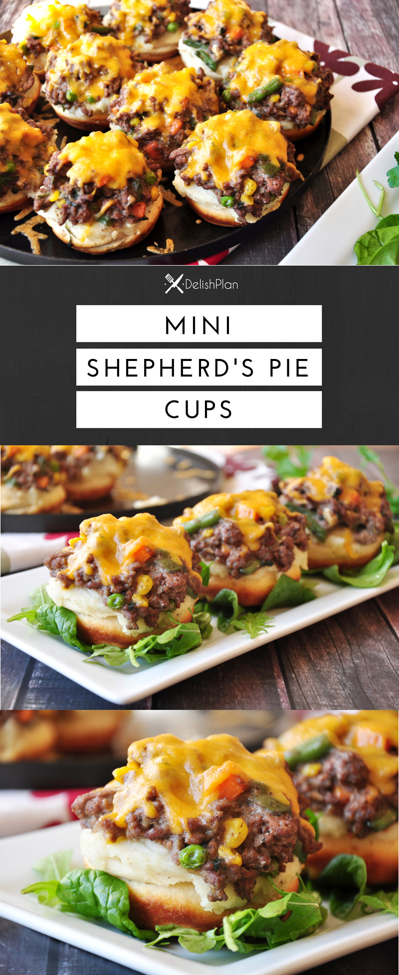 Mini Shepherd's Pie Cups