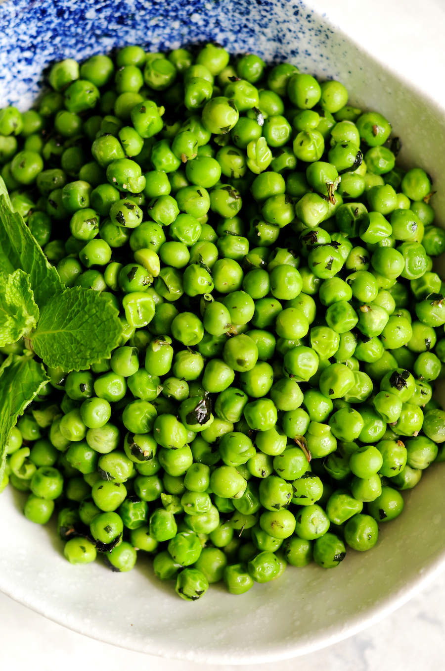 Minty Buttery Green Peas Recipe