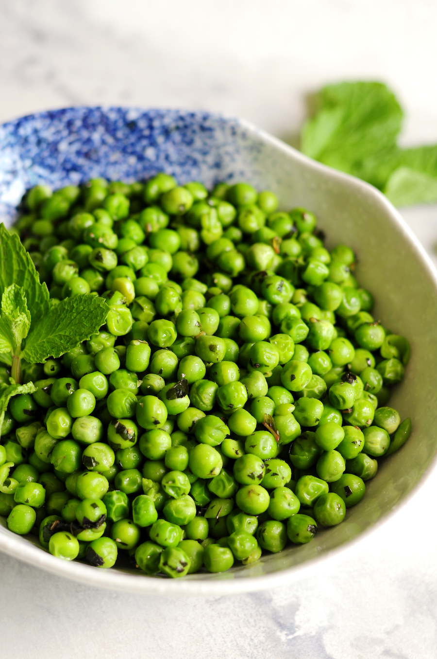 Minty Buttery Green Peas Recipe