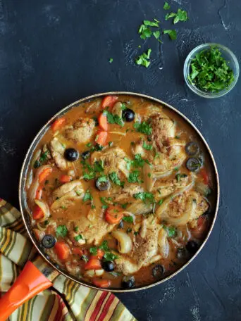 Moroccan-Style Sous Vide Chicken Thighs (Chicken Tagine)