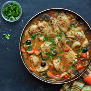 Moroccan-Style Sous Vide Chicken Thighs (Chicken Tagine)