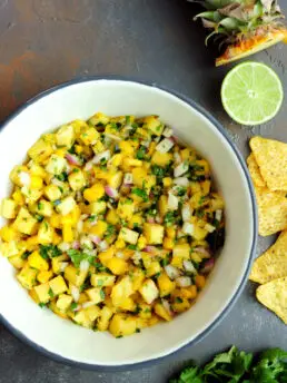 Pineapple Mango Pico de Gallo