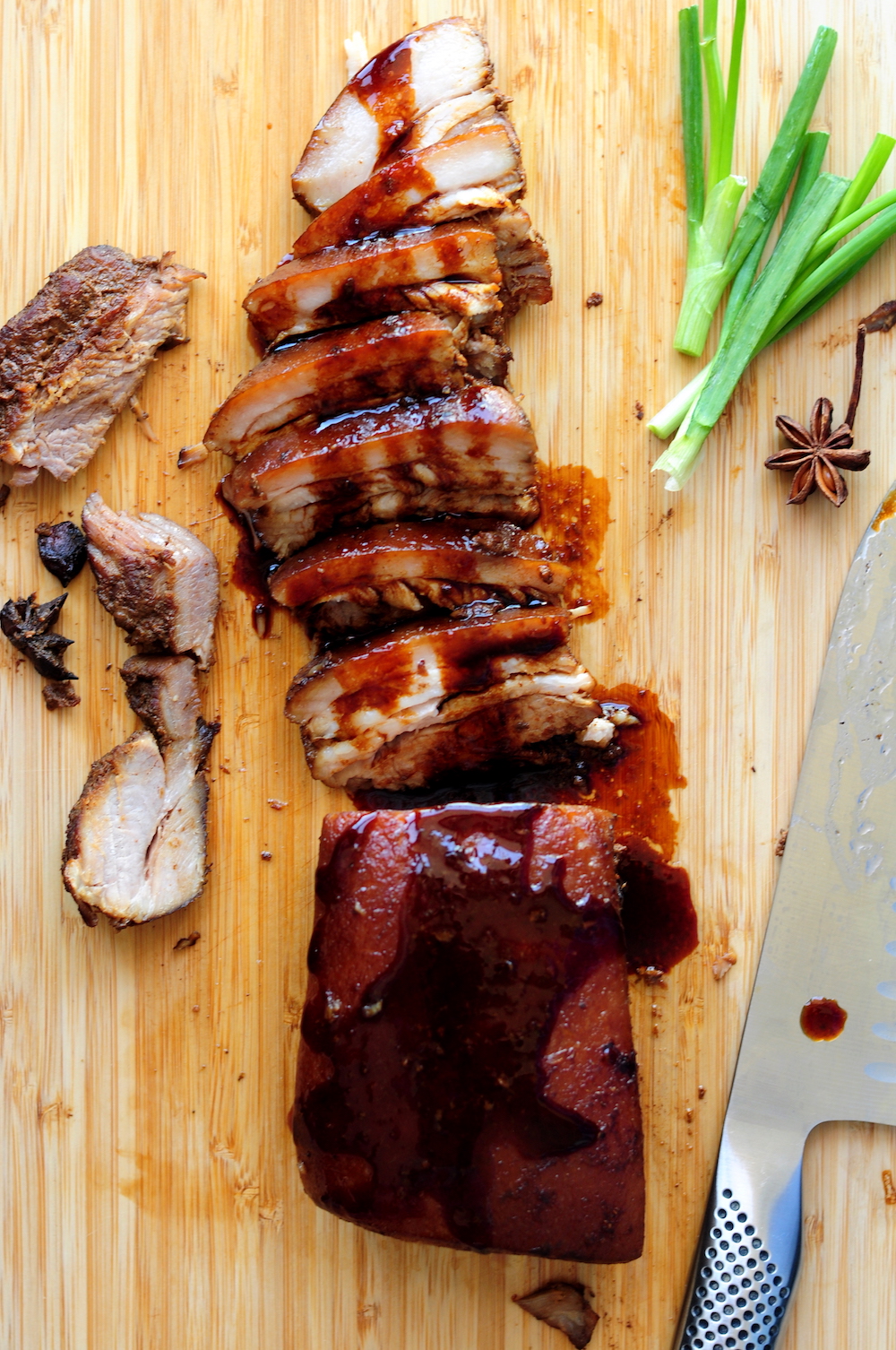 Red-Braised Sous Vide Pork Belly, a traditional classic Chinese recipe turned revolutionarily simple with the original melt-in-your-mouth texture and the authentic flavors!