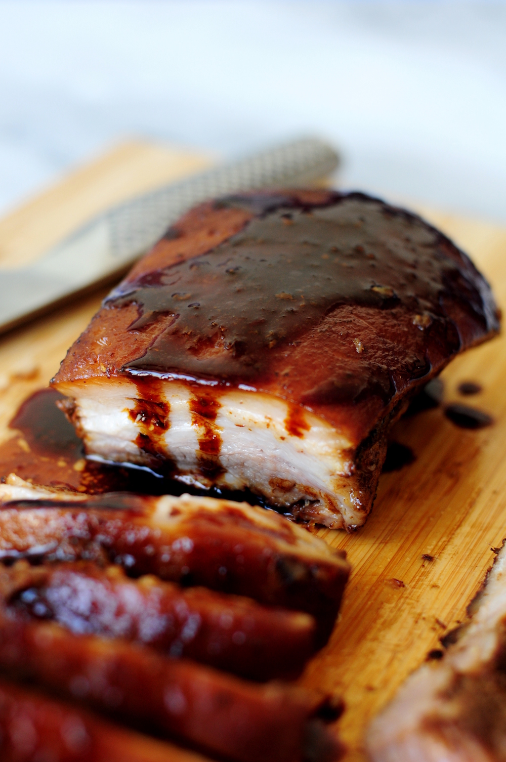 Red-Braised Sous Vide Pork Belly, a traditional classic Chinese recipe turned revolutionarily simple with the original melt-in-your-mouth texture and the authentic flavors!