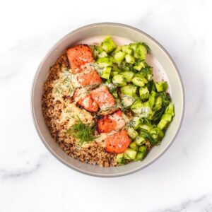 Salmon Quinoa Bowl