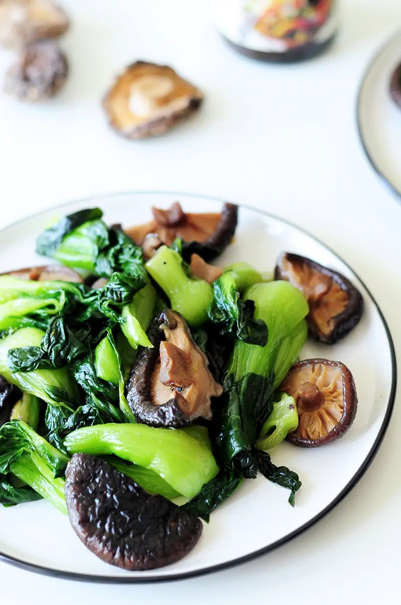 Bored of broccoli? This sautéed bok choy recipe is the perfect healthy side dish, requiring only six ingredients and 10 minutes to make. Vegan and gluten-free. 